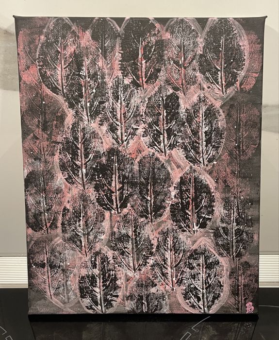 Картина с акварел Листа