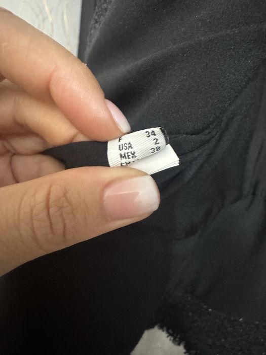 PINKO Made in Italy черно букле сако с игли и синджири – IT 38