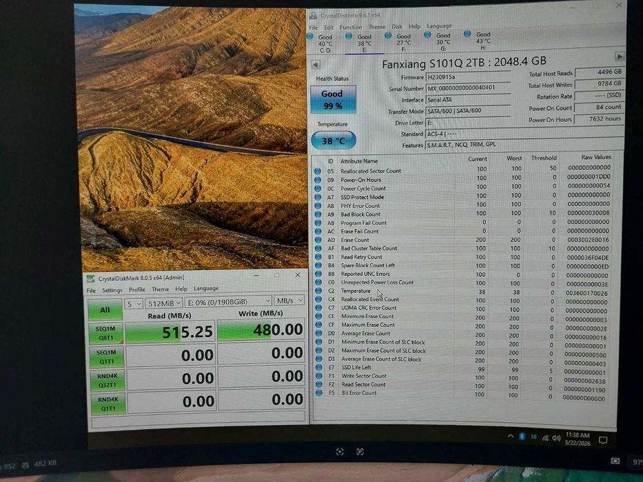 2TB SSD - Crucial BX500, Silicon Power A55, Fanxiang S101Q