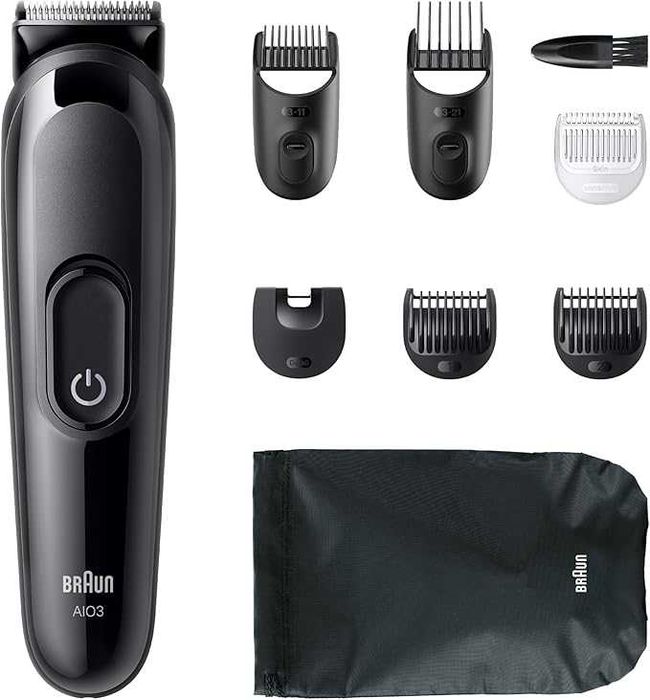 Тример за коса и брада - Braun All in One Series 3 AIO3545 8 в 1