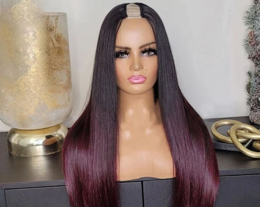 Полуперука u part wig омбре