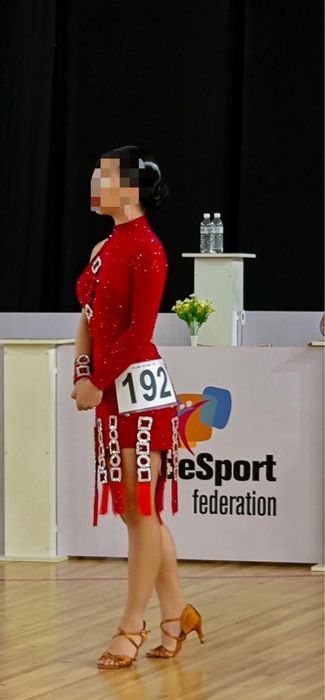 Платье на латино- американскую программу