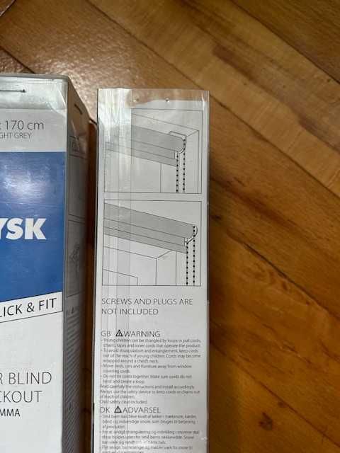 Затъмняващи интериорни ролетни щори чисто нови 80х170см 3 броя сиви