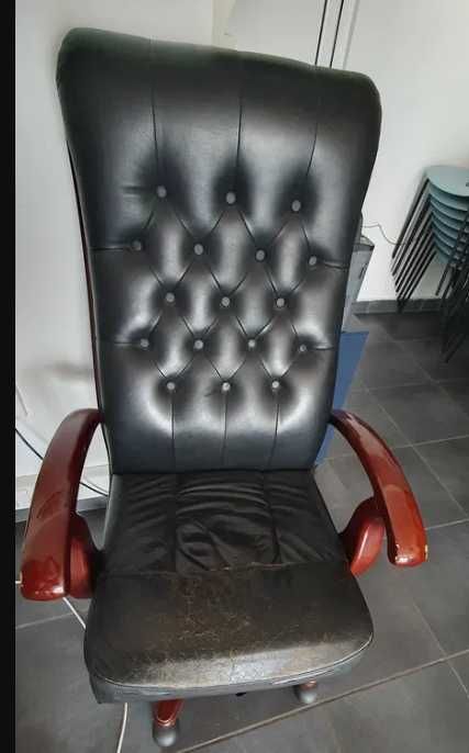 Scaun birou piele