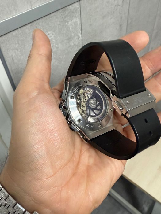 Hublot Big Bang 44mm An 2007 Otel Chronograph Silicon Automat