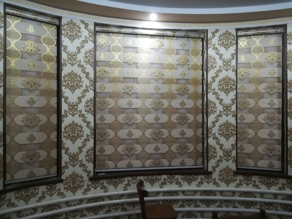 Жалюзи зебра жалюзи день ночь жалюзи ролло жалюзи комбо всех видов.