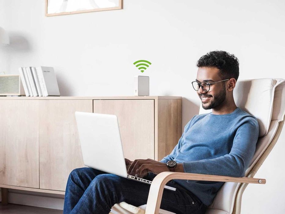 Мощен усилвател на WiFi сигнал WiFi 6 до 5400 Mbps и Mesh технология devolo WiFi 6 Repeater 5400