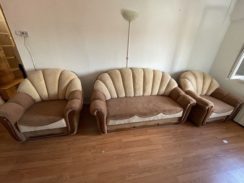 Set canapea si fotolii extensibile