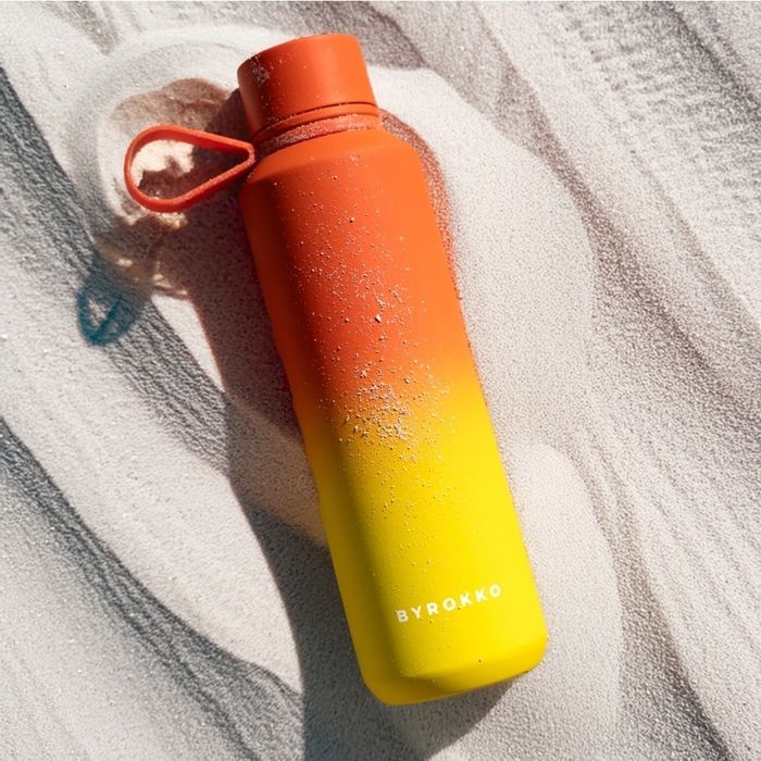 BYROKKO Shine Brown + бутилка за вода 600ml неръждаема стомана