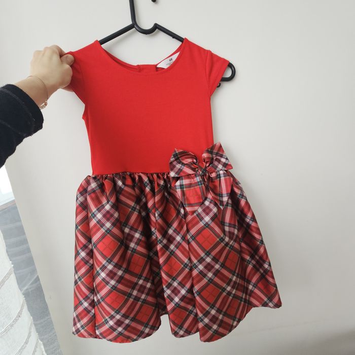 Rochie roșie fete 122/128