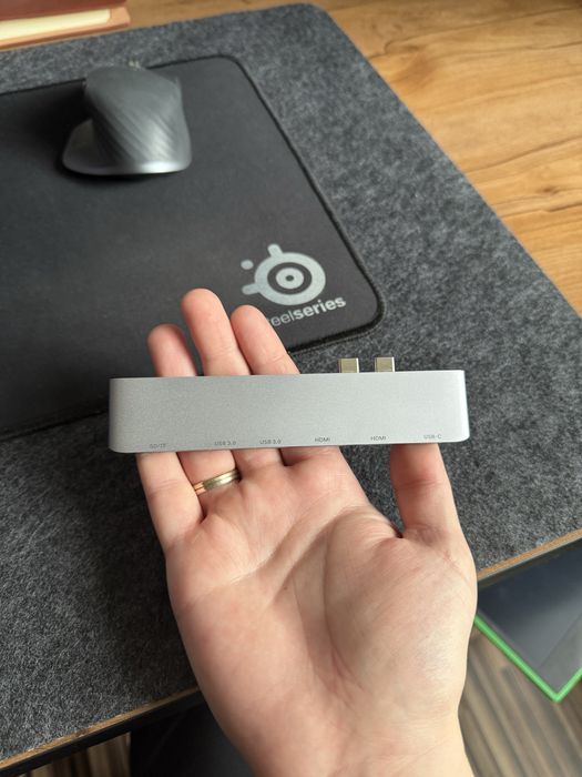 Хаб для ноутбка UGREEN cm356 для macbook hub type c