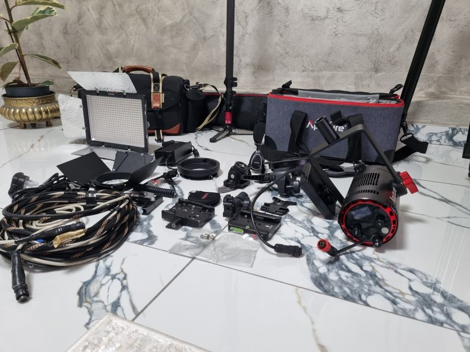 Chit lumini studio/foto Aputure Light Storm 60 D/Yongnuo digital yn600