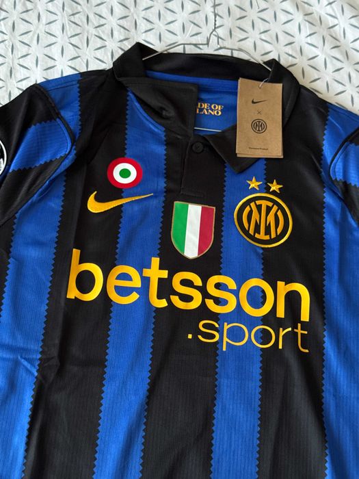 Tricou Inter Milano home albastru 2026-2027 sezonul nou cu badge champions league