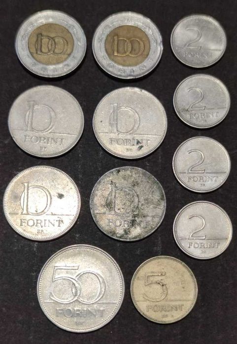 Colectie monede vechi Ungaria.