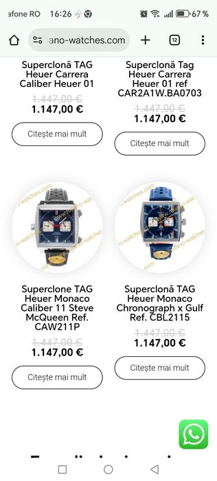 Ceas tag heuer impecabil