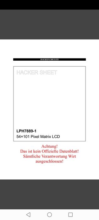 LCD display Siemens C35/M35
