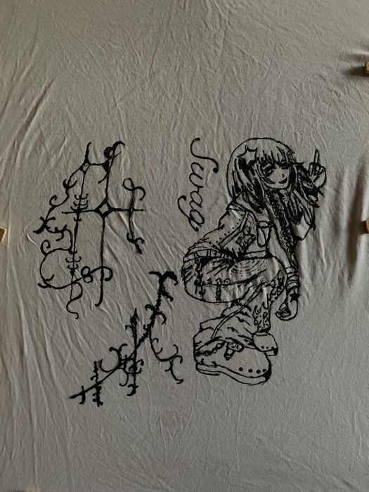 Кастомный рисунок на одежде на заказ