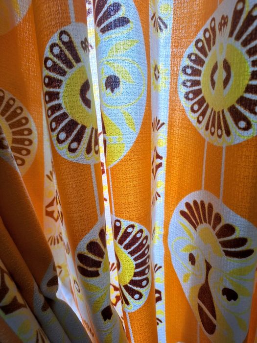 Кухонные льняные шторы