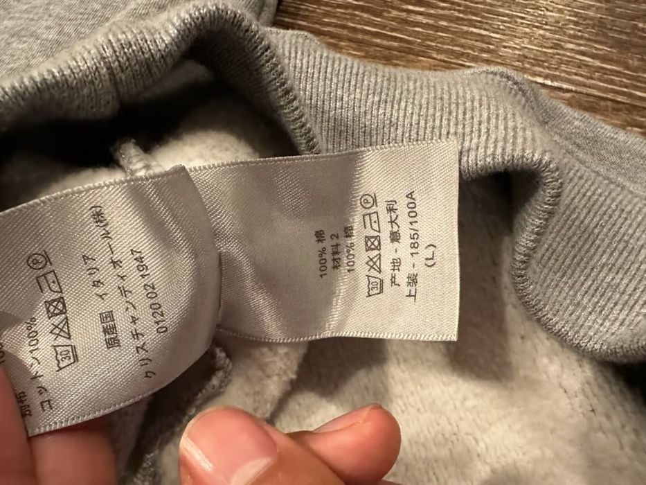 Dior Hoodie Grey