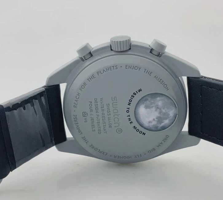 Ceas SWATCH X OMEGA MISSION TO THE MOON Chronograf Superb Nou 2025 !!