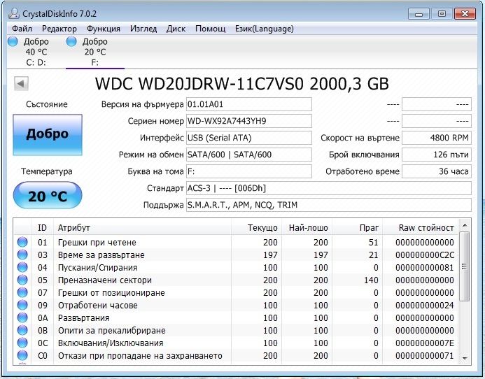 WD Western Digital 2 TB Външен Хард Диск Нов