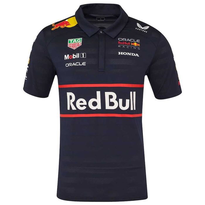 Red Bull Racing F1 Team Polo Shirt - Оригинална мъжка тениска с яка