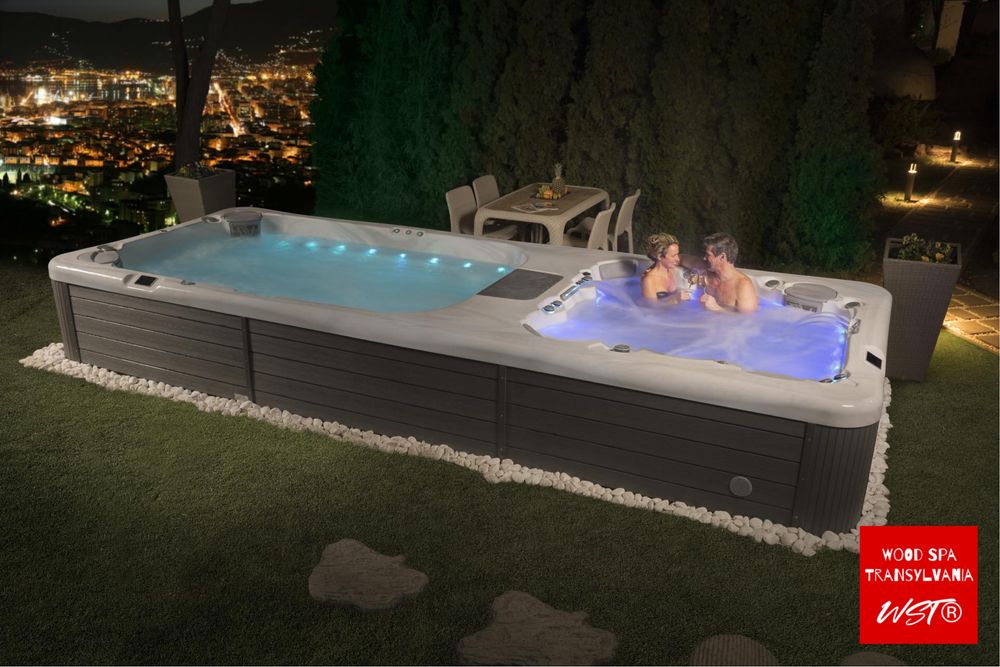 Piscina si Jacuzzi 2 in 1 - RIO GRANDE W-Flow - Black Friday!