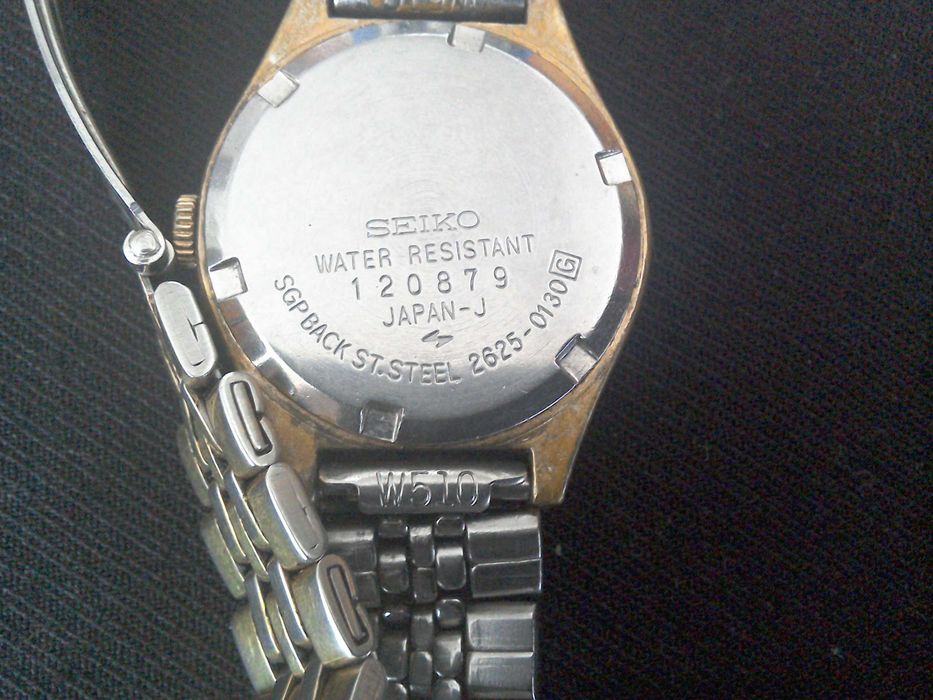 PROMOTIE-Ceas original Seiko, damă, quartz, dată, geam safir -  90 lei