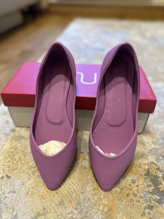 Balerini de piele naturala Dasha