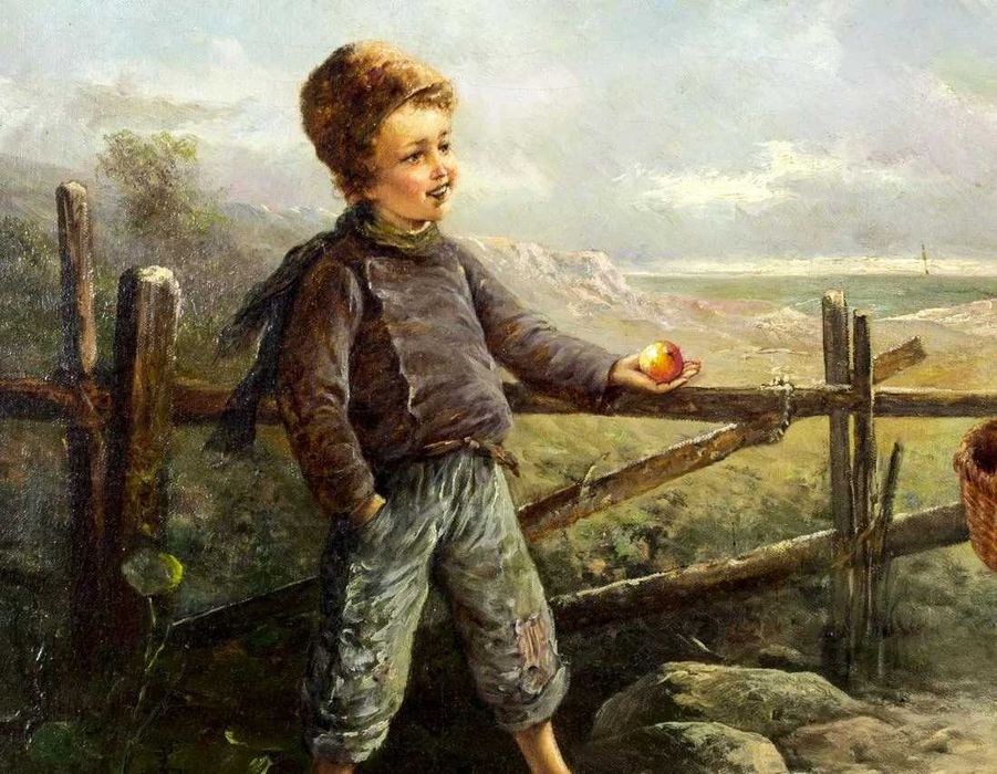 Картина, конец 19го века. Автор Фритз Фиг, UK, Европа