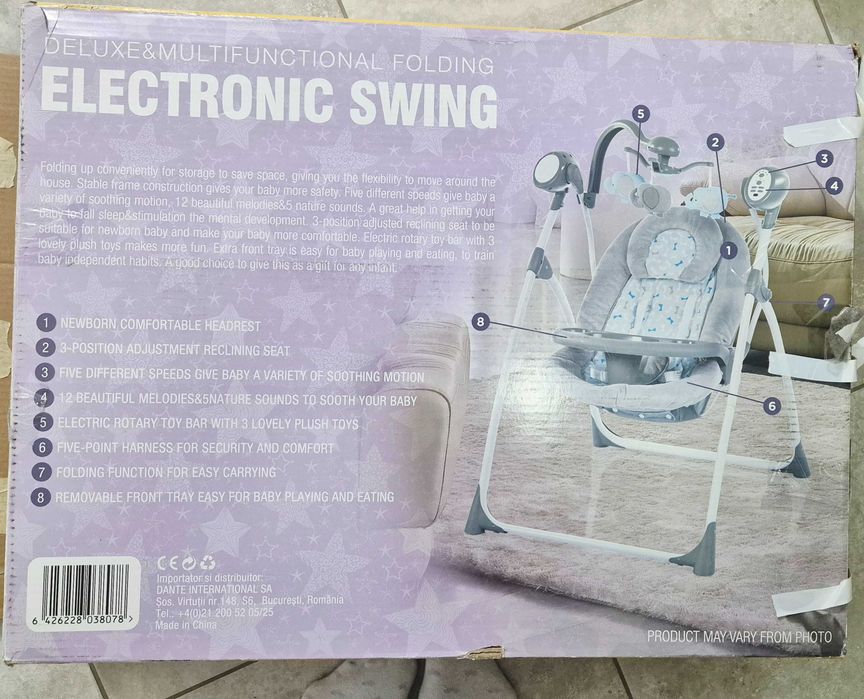Leagăn bebe electric