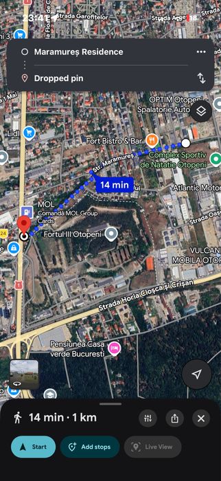 De vanzare apartament 2 camere Otopeni, loc de parcare inclus,incalzire pardoseala