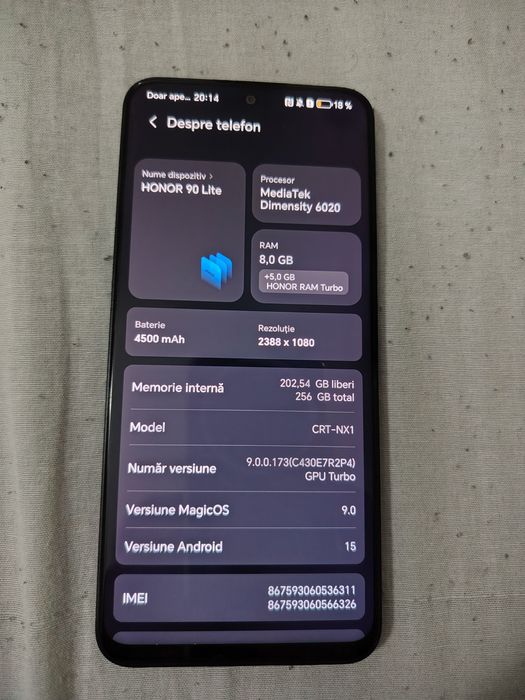 Vand honor 90 l in stare oerfecta