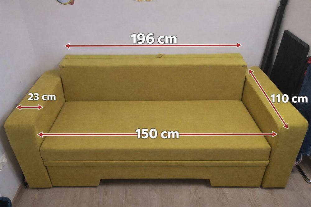 Canapea extensibilă ANICA (Staer) NOUĂ + topper ortopedic 160x200 nou