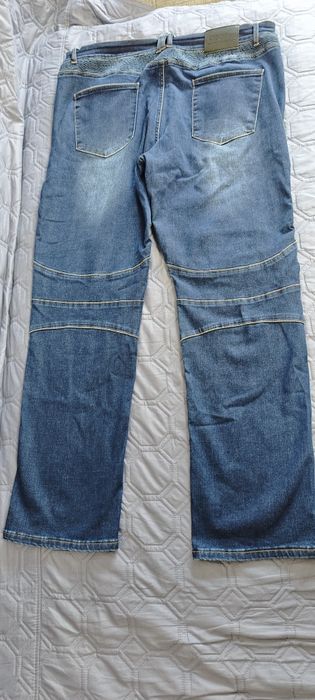 Blugi moto albastri 3XL