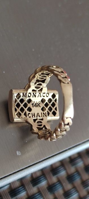 Златен пръстен 14к Monaco
