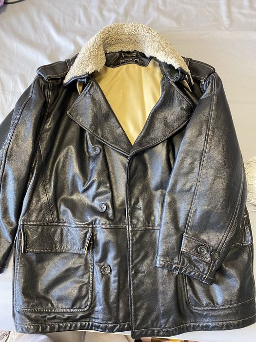 Geaca din piele naturala de barbati