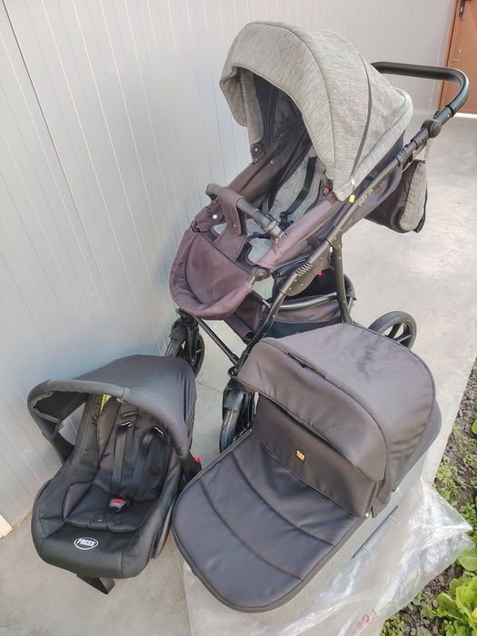 Нова цена Бебешка количка Expander Elite+ подарък столче за кола