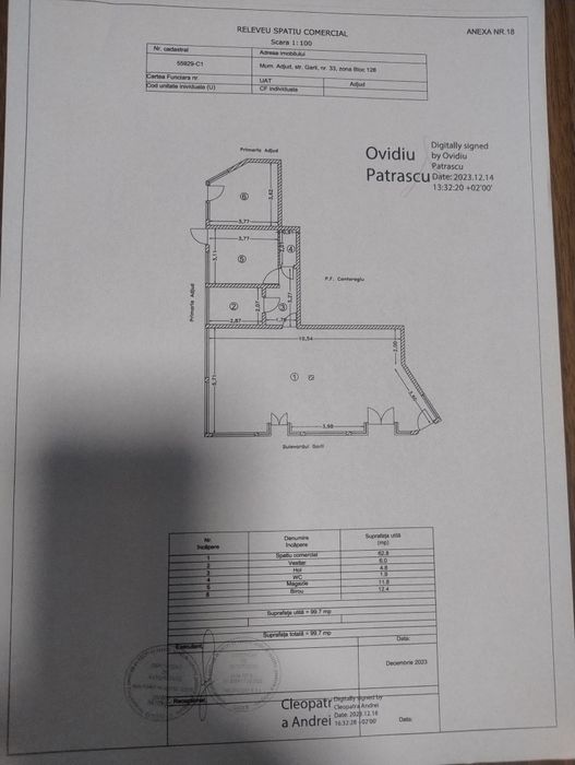 Spatiu comercial in zona Gării in Adjud