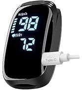 Умный Пульсоксиметр перезаряжаемые измеритель уровня кислорода в крови