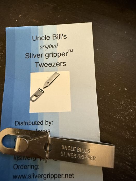 Pensetă mică EDC breloc - Uncle Bill's sliver grippers