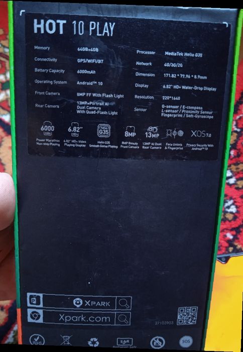 Infinix Yangi telefon