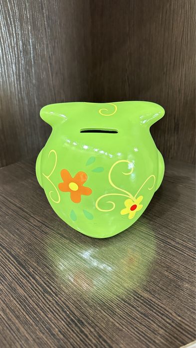 Копилка Сова фарфоровая