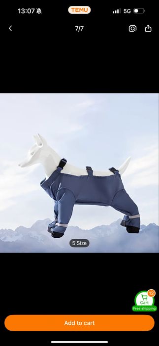 Кучешки велкро космонавт против дъжд и цапане