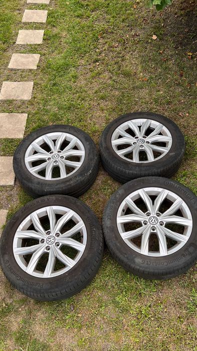 Jante Volkswagen Tiguan 2 18" + anvelope Continental Premium Contact 6