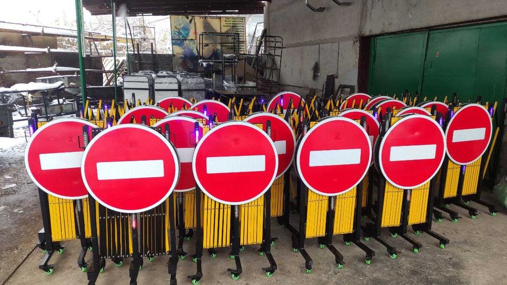 Мобильное  ограждение дорожное