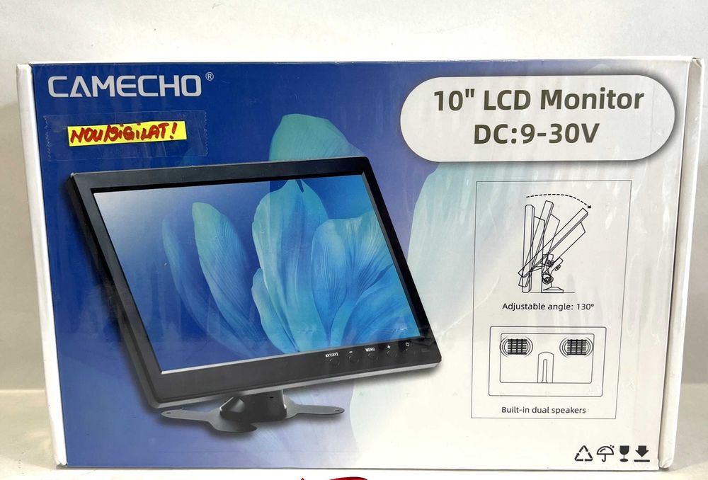 Monitor Camecho, LCD 10", garantie,  NOU/Sigilat!