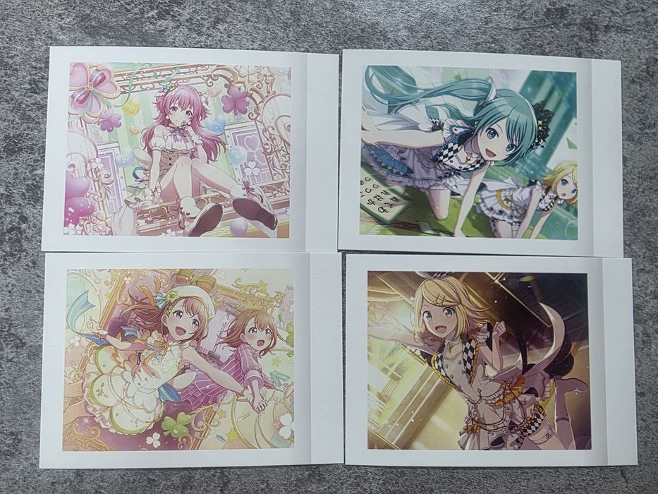 Офицалные карточки Project Sekai: Colorful Stage