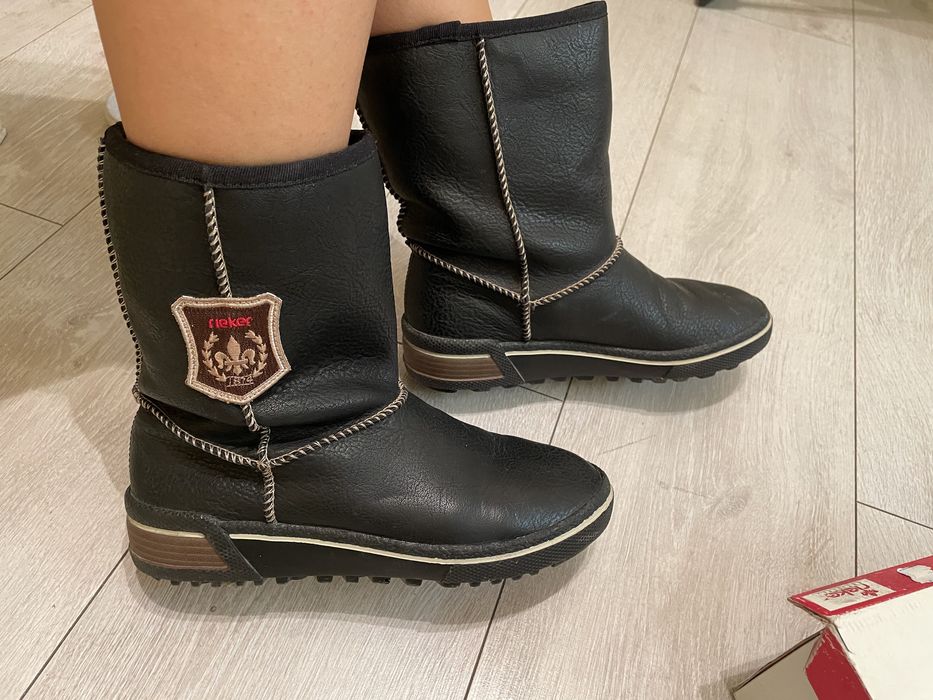 Зимние ботинки Rieker