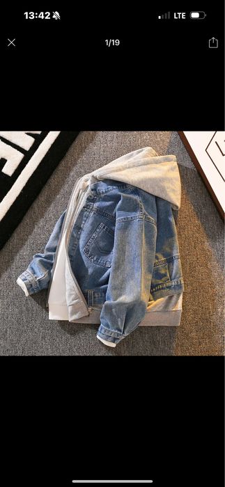 Джинсовая куртка детская